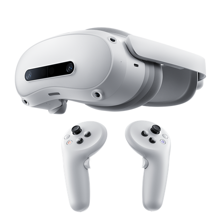 VR Arena Headset and Controllers