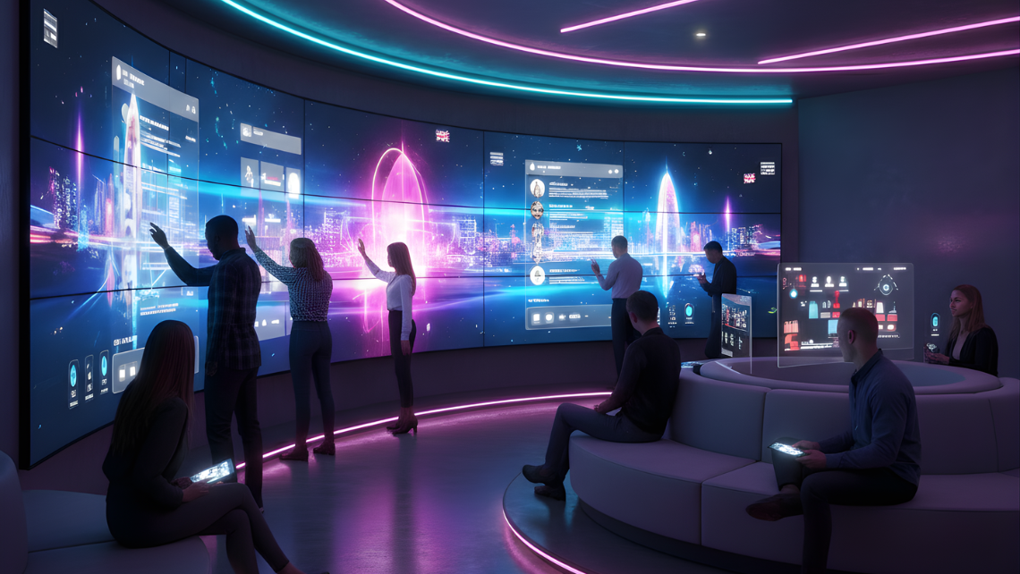 Interactive Video Wall - Immersive Sutdio