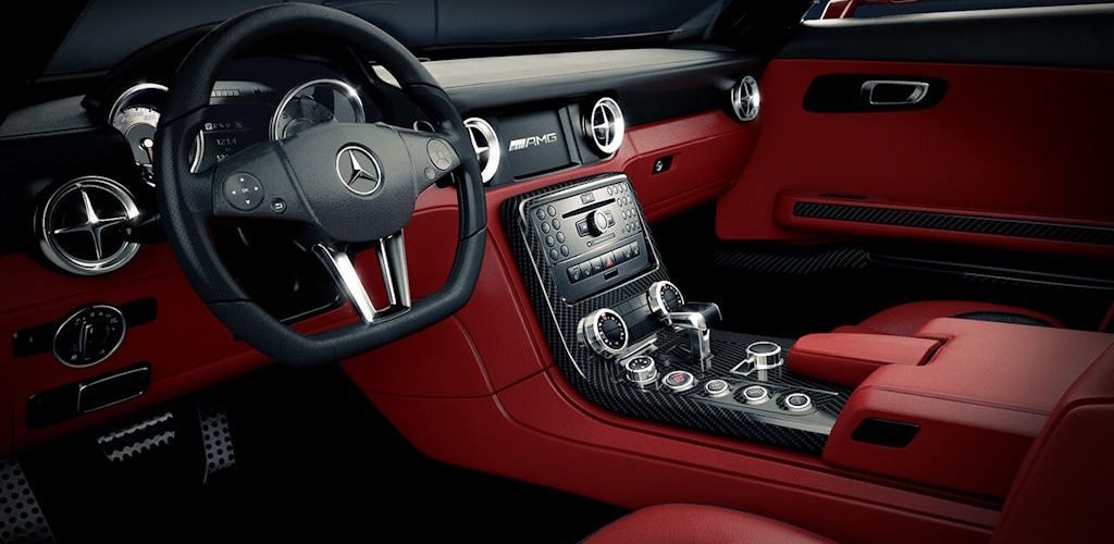 3D Visual Mercedes car interior